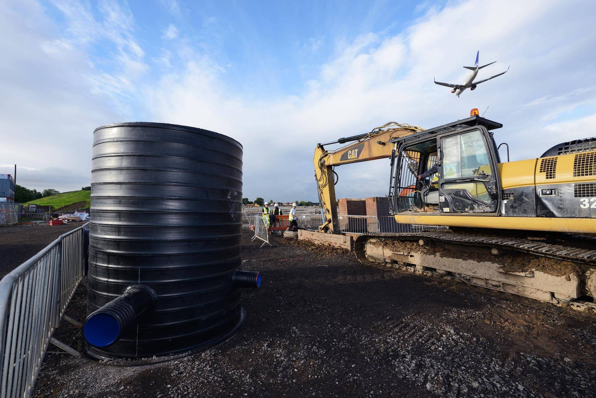 High Flying Ridgistorm-XL used for Manchester Airport Car Park Development