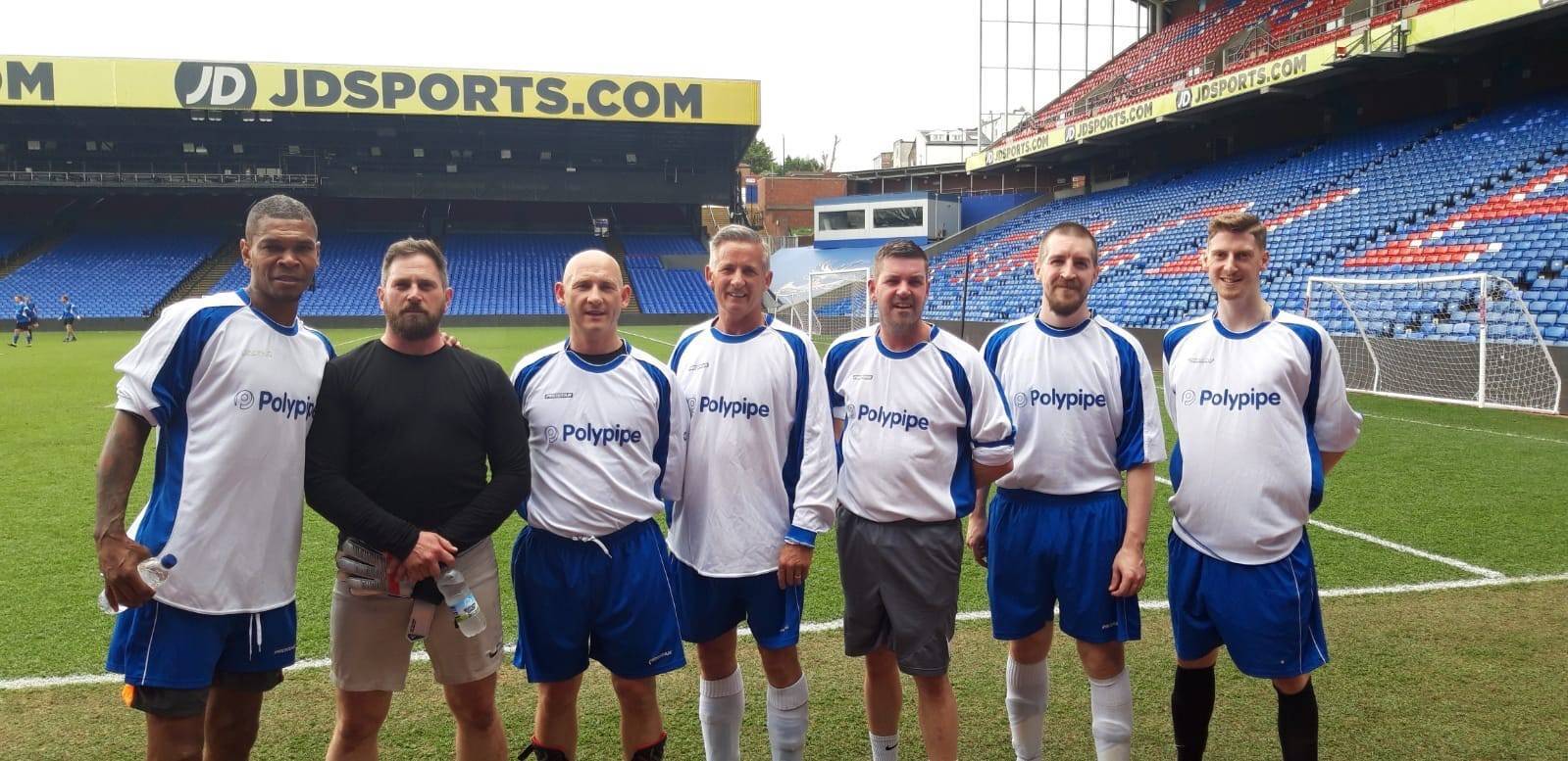The annual Rudridge 7 a side tournament Polypipe recently took part in the annual Rudridge 7 a side football tournament at Selhurst Park in London
