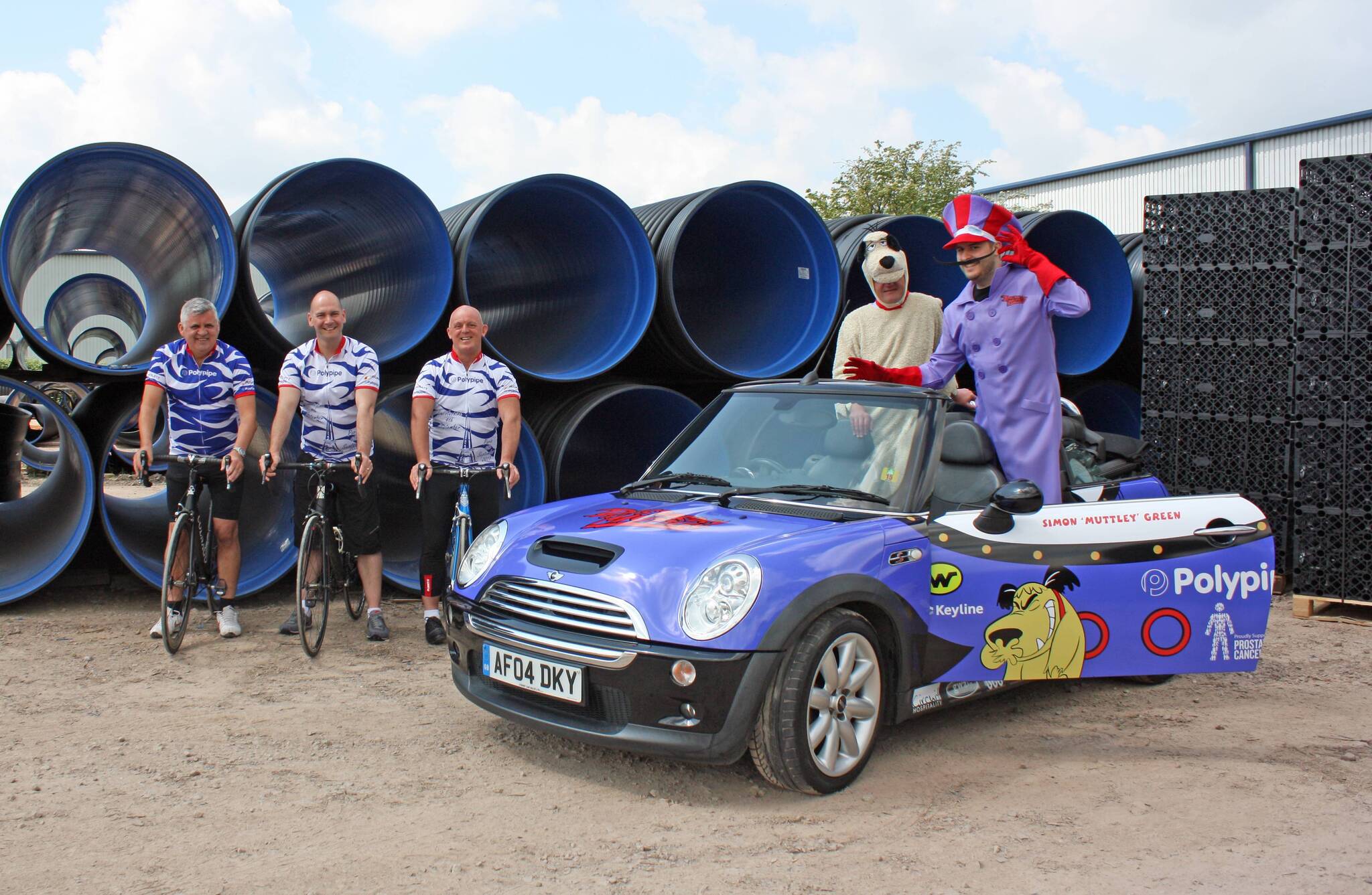Polypipe takes to the road for annual charity chase
