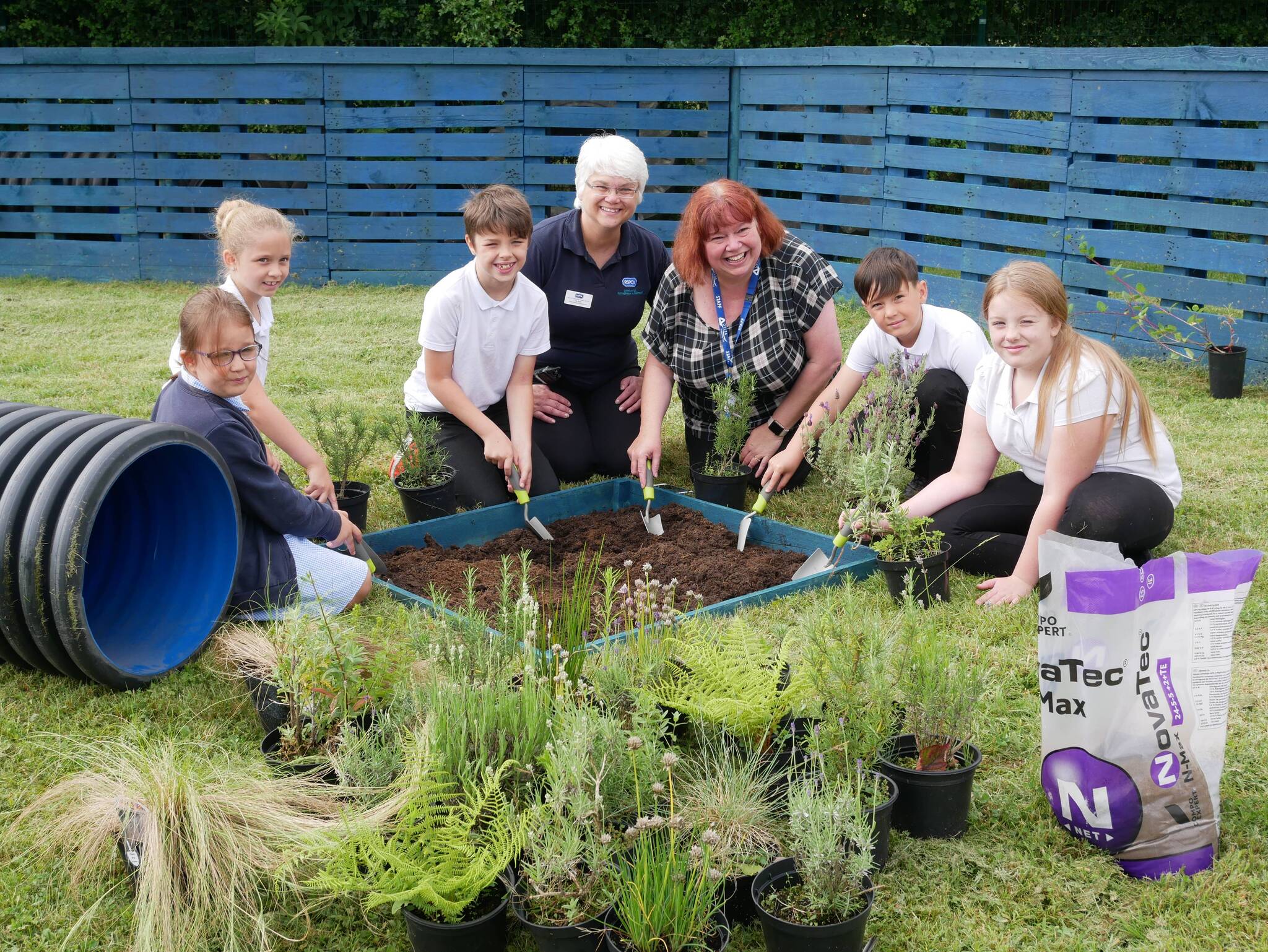 Polypipe used to create sensory garden for dogs in need of rehoming