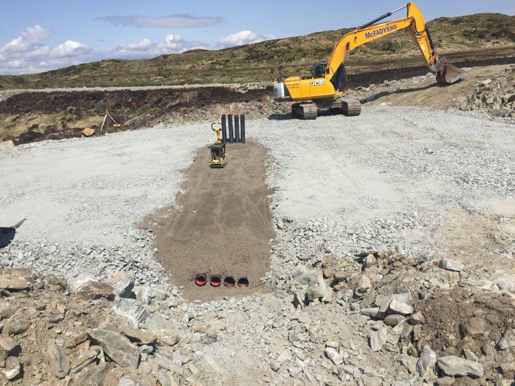 Polypipe Helps to put Remote Cour Wind Farm on the Grid