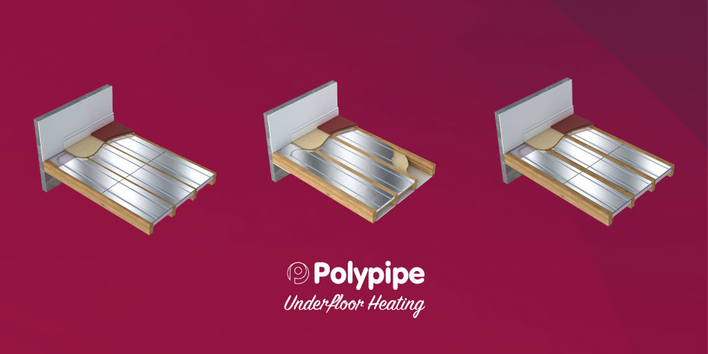 Polypipe Underfloor Heating: Between joists